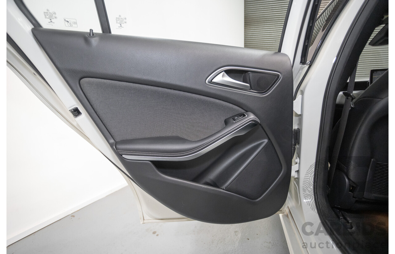 10/2016 Mercedes-Benz A180 176 MY17 5D Hatchback Cirrus White Turbo 1.6L