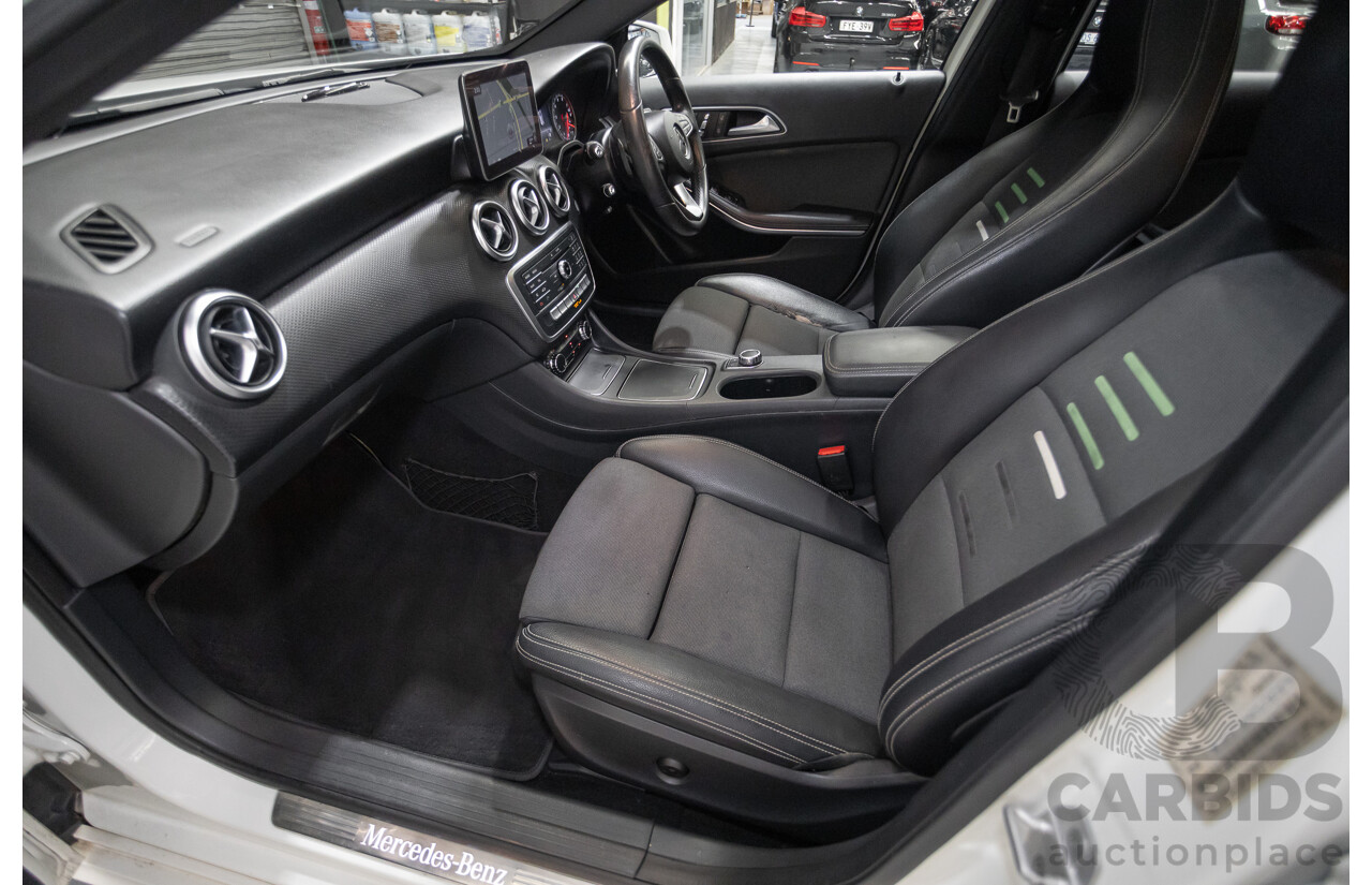 10/2016 Mercedes-Benz A180 176 MY17 5D Hatchback Cirrus White Turbo 1.6L