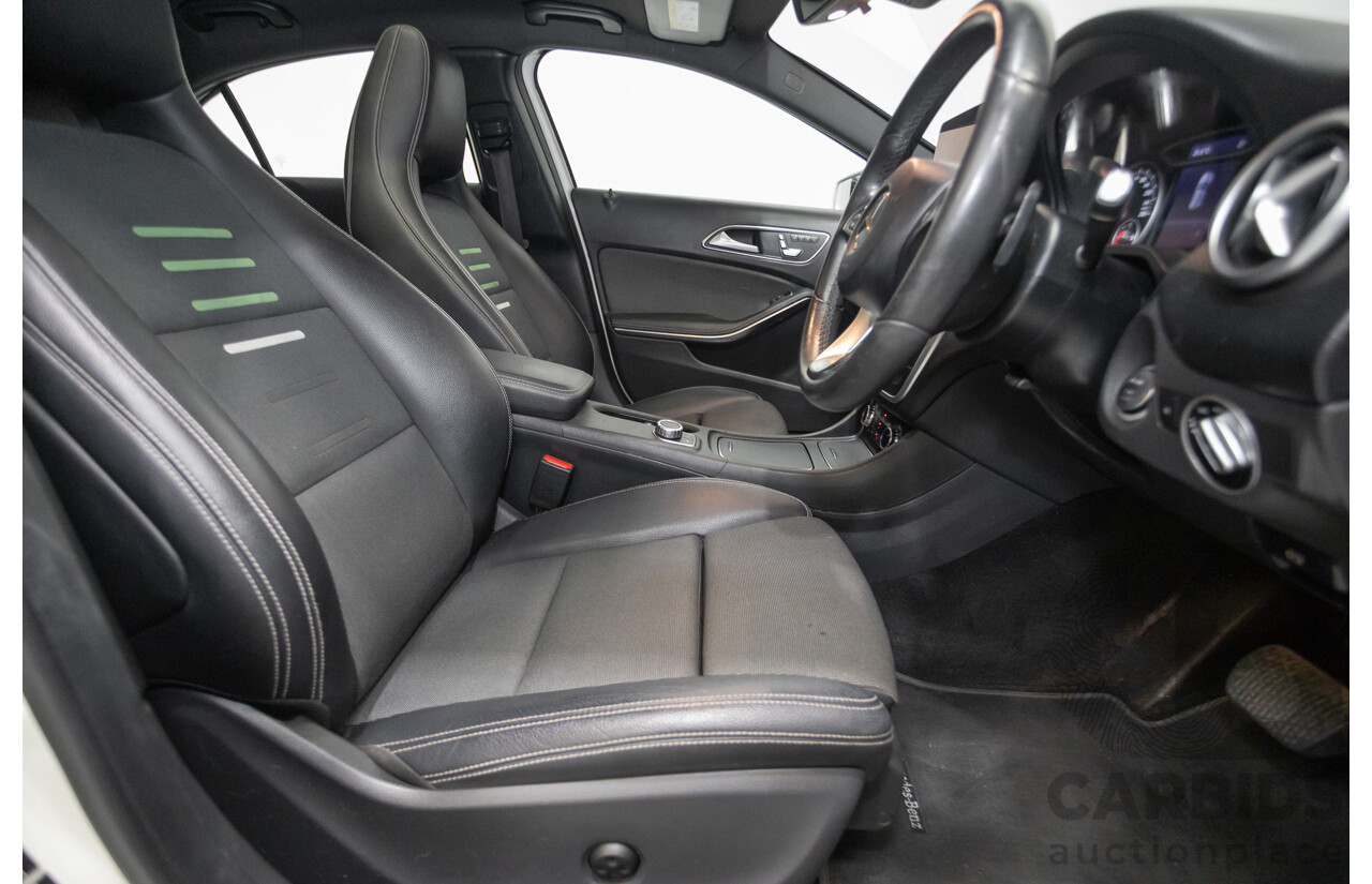 10/2016 Mercedes-Benz A180 176 MY17 5D Hatchback Cirrus White Turbo 1.6L