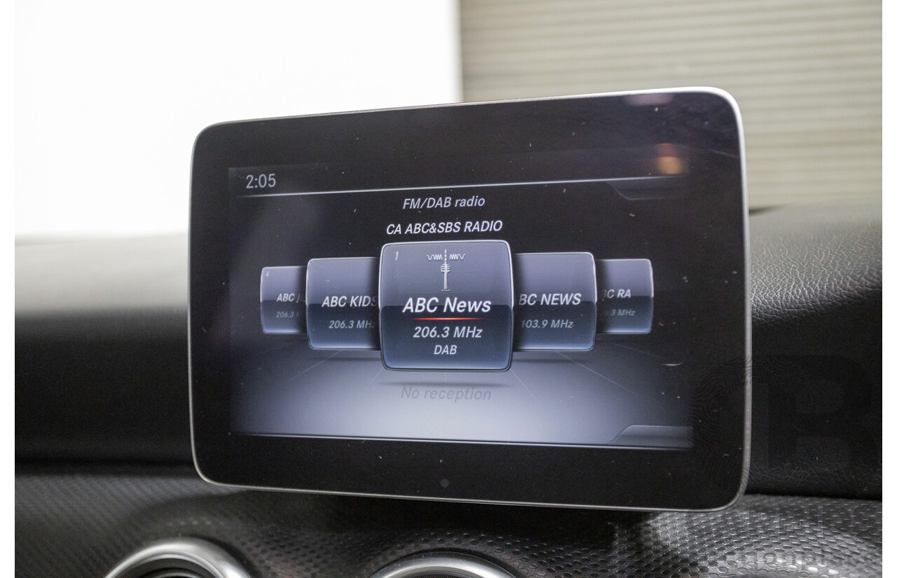 10/2016 Mercedes-Benz A180 176 MY17 5D Hatchback Cirrus White Turbo 1.6L