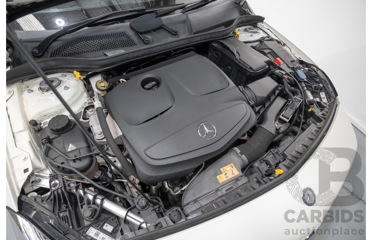 10/2016 Mercedes-Benz A180 176 MY17 5D Hatchback Cirrus White Turbo 1.6L