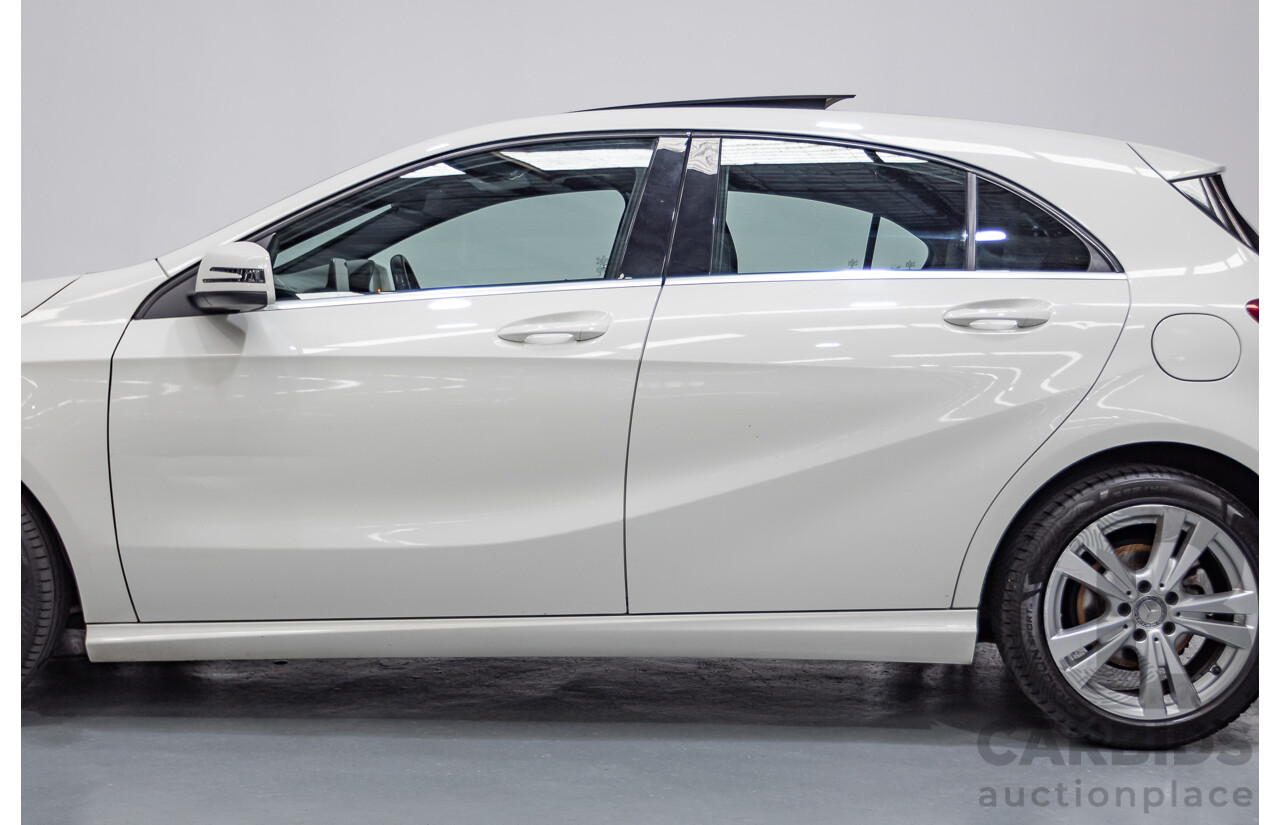 10/2016 Mercedes-Benz A180 176 MY17 5D Hatchback Cirrus White Turbo 1.6L
