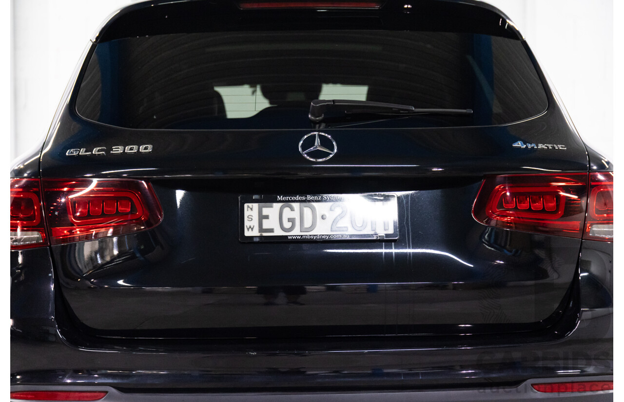 09/2019 Mercedes-Benz GLC 300 4Matic (AWD) X253 MY20 4d Wagon Obsidian Black Turbo 2.0L
