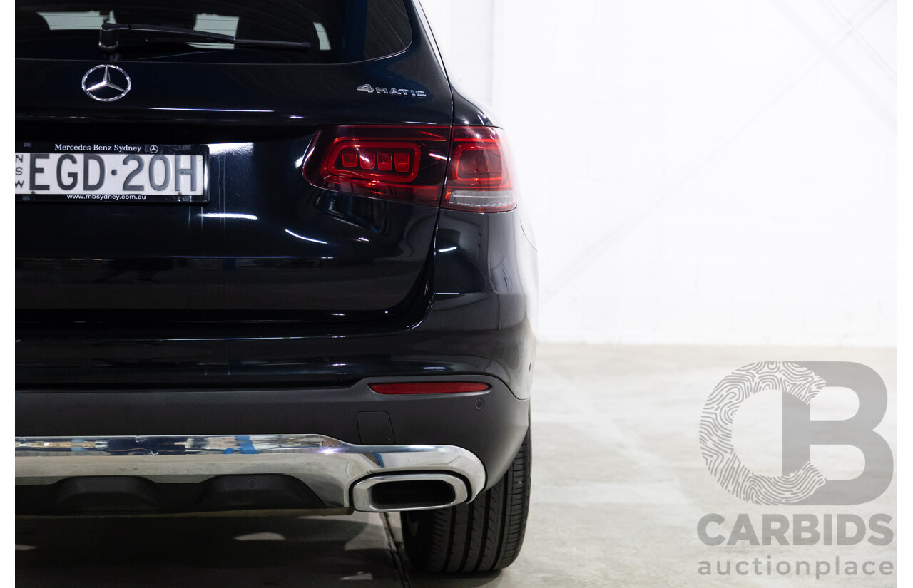 09/2019 Mercedes-Benz GLC 300 4Matic (AWD) X253 MY20 4d Wagon Obsidian Black Turbo 2.0L