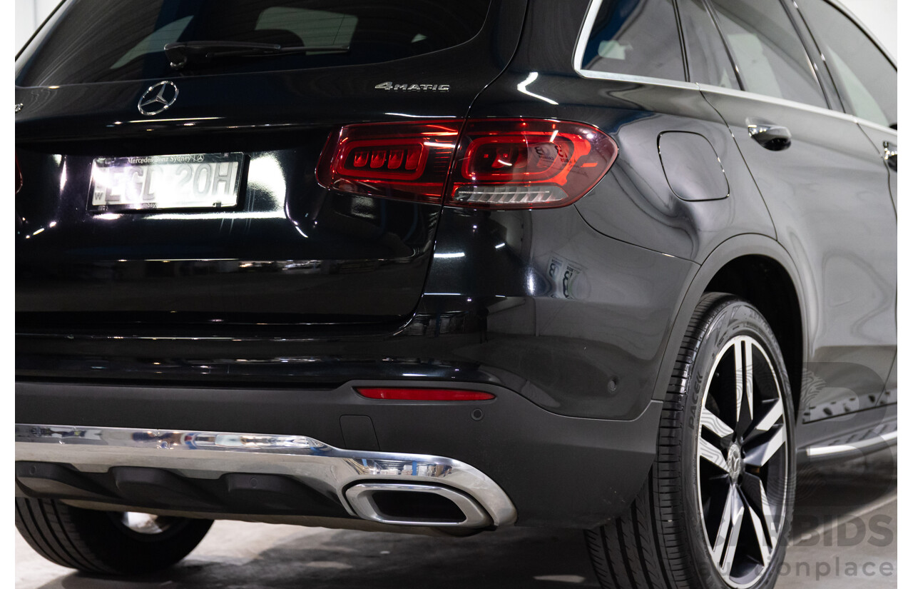 09/2019 Mercedes-Benz GLC 300 4Matic (AWD) X253 MY20 4d Wagon Obsidian Black Turbo 2.0L