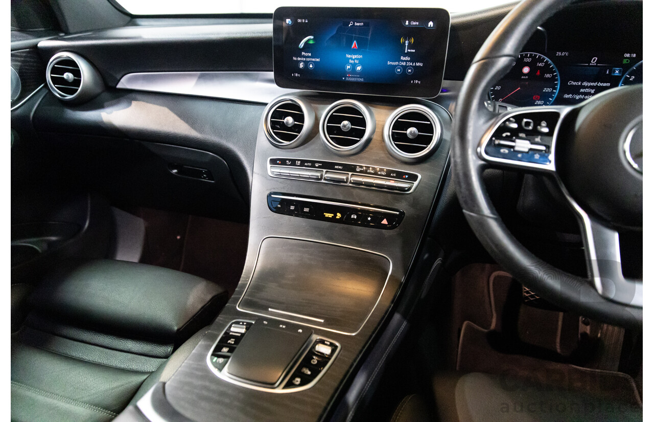 09/2019 Mercedes-Benz GLC 300 4Matic (AWD) X253 MY20 4d Wagon Obsidian Black Turbo 2.0L
