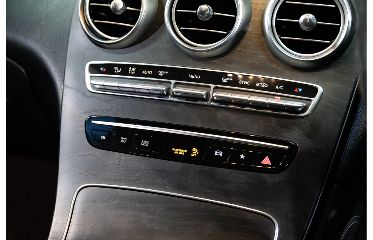 09/2019 Mercedes-Benz GLC 300 4Matic (AWD) X253 MY20 4d Wagon Obsidian Black Turbo 2.0L