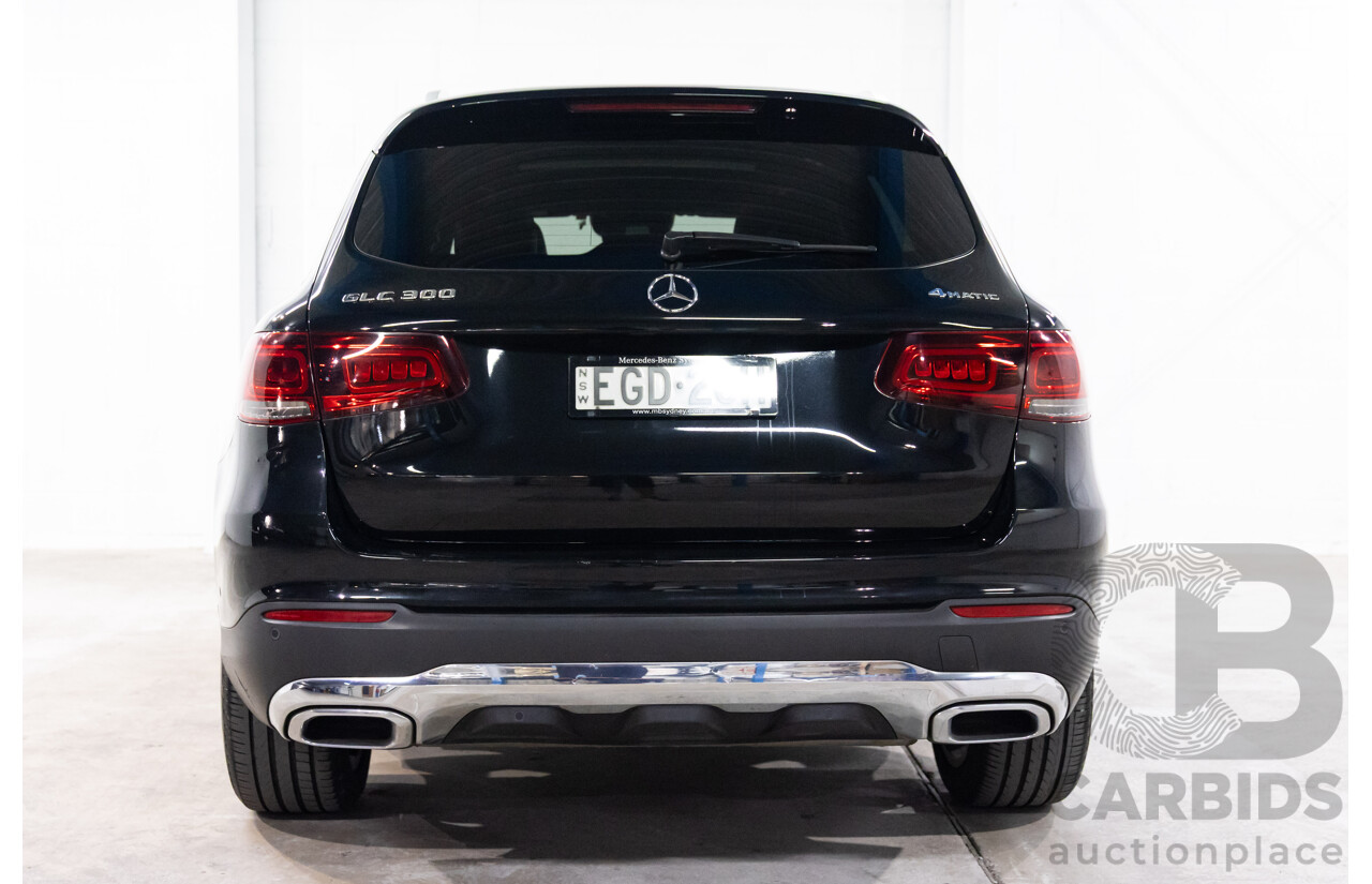 09/2019 Mercedes-Benz GLC 300 4Matic (AWD) X253 MY20 4d Wagon Obsidian Black Turbo 2.0L