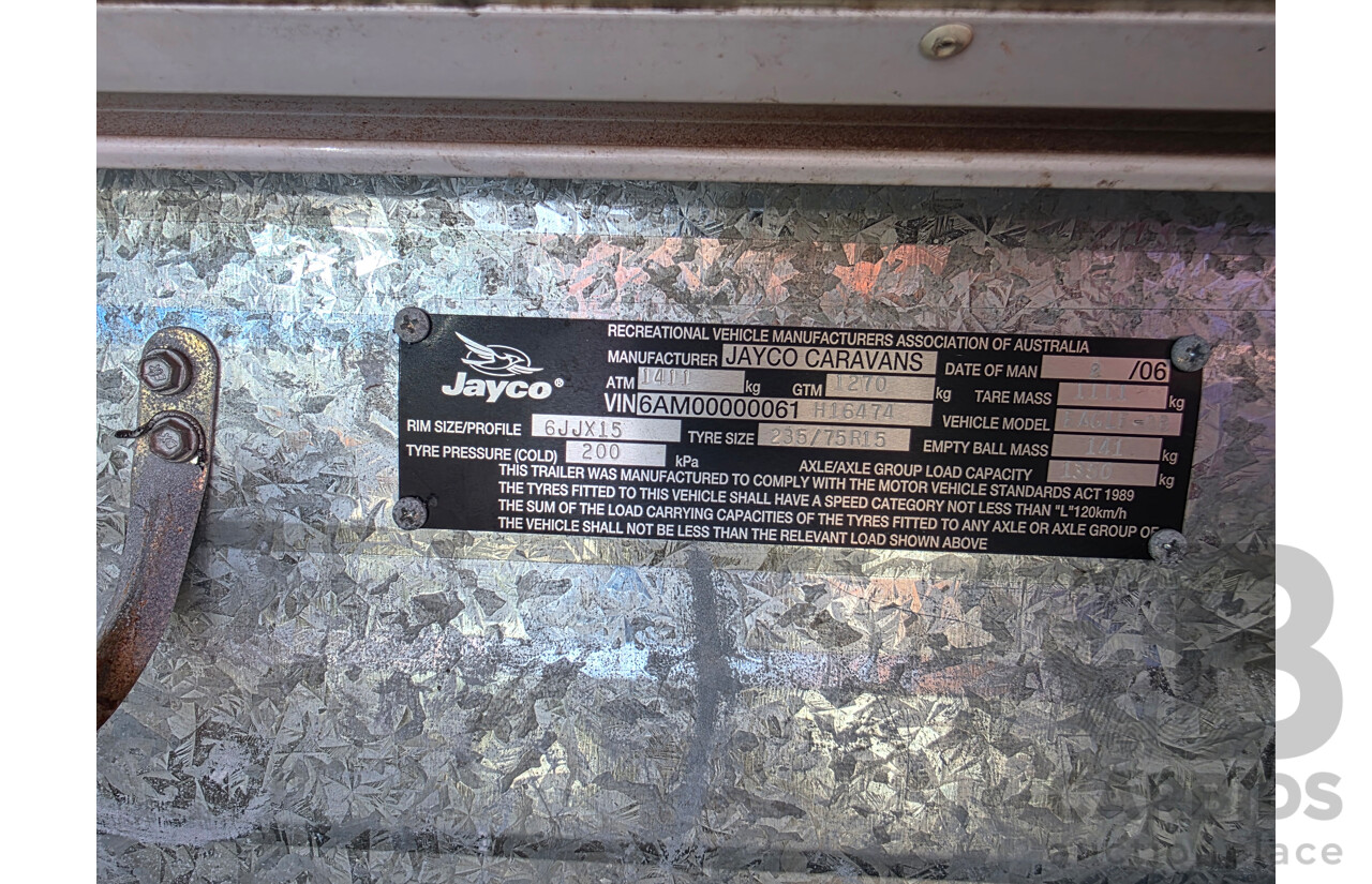 08/2006 Jayco Eagle Outback Pop-up Camper