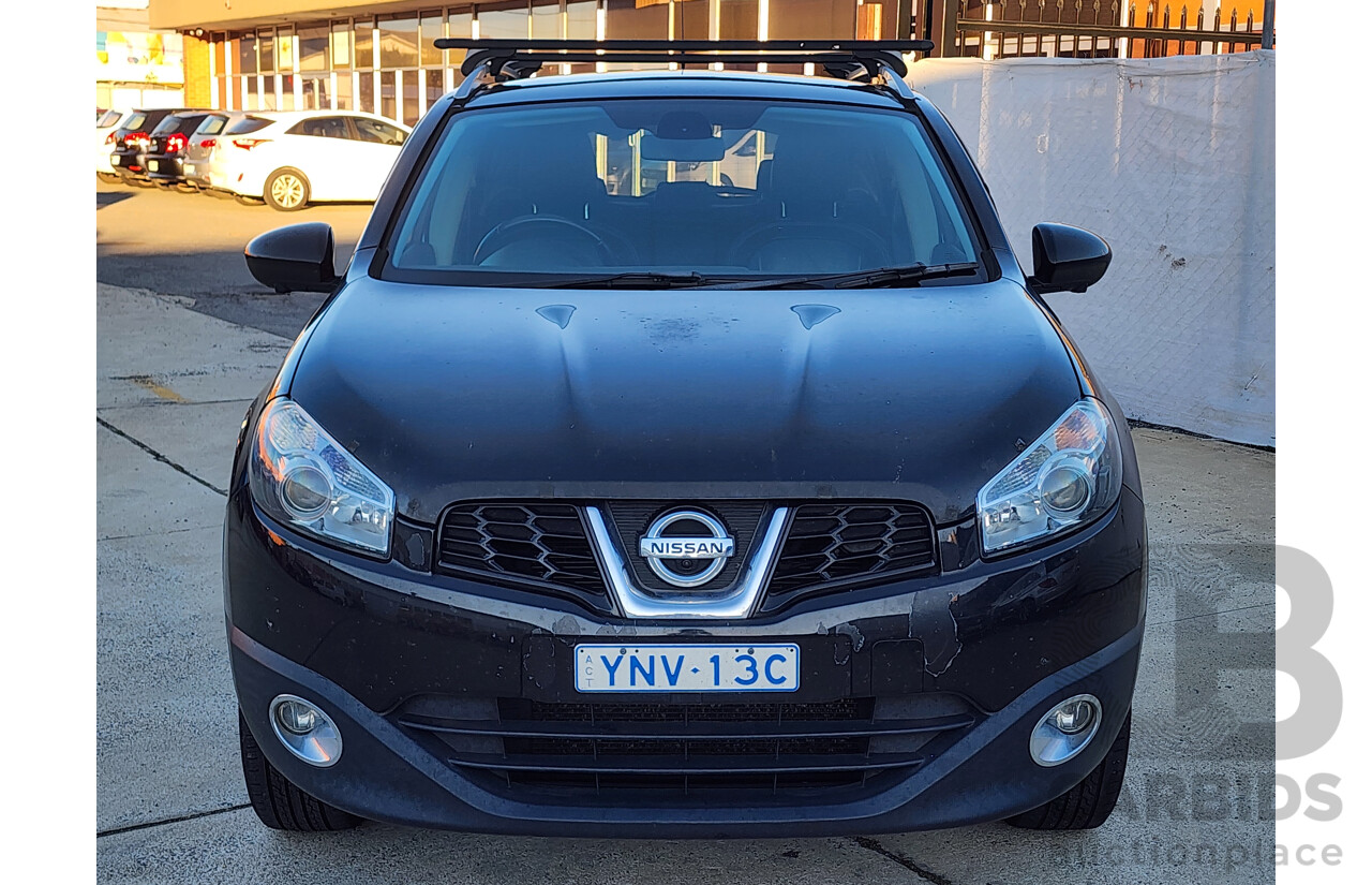 10/2013 Nissan Dualis Ti-L (4x2) J10 SERIES 3 4d Wagon Black 2.0L