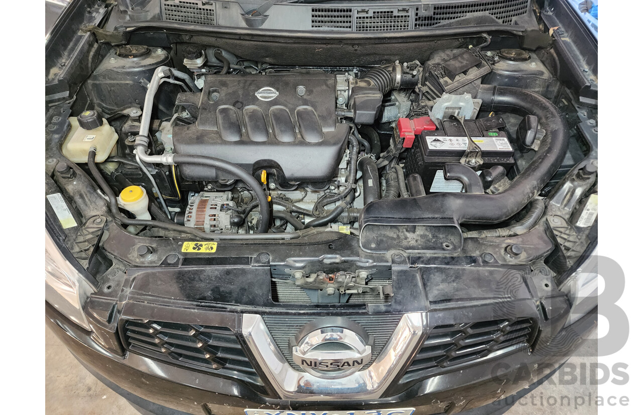 10/2013 Nissan Dualis Ti-L (4x2) J10 SERIES 3 4d Wagon Black 2.0L