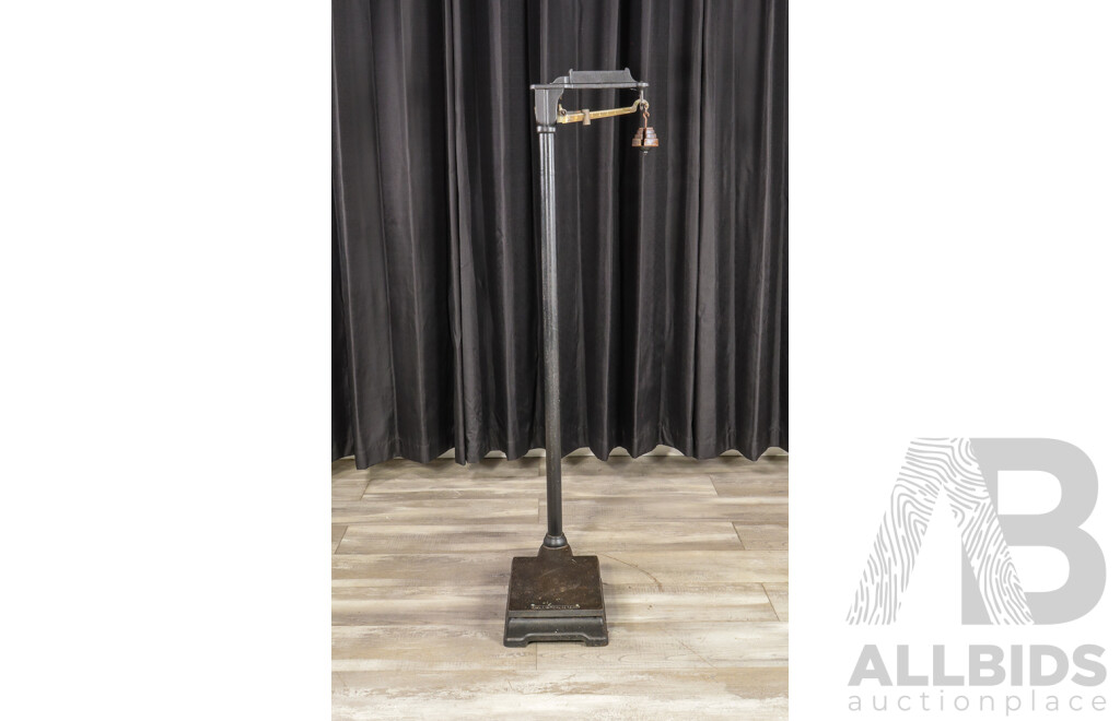 Set of Vintage Fairbanks Railway Luggage Scales