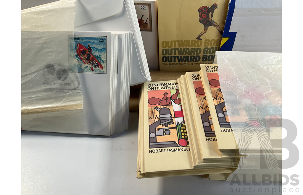 Collection of Australian First Day Covers, Many Multiples Spanning 1980 to 1983 Including Outward Bound, Opening of Canberra GPO and 1983 Philatelic Exhibition, XIII International Botanical Gardens Congress and More