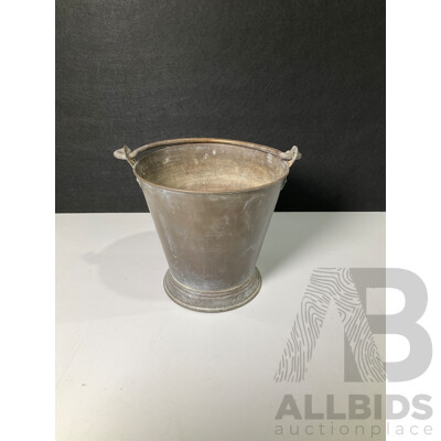 Vintage Anglo- Indian Brass Bucket