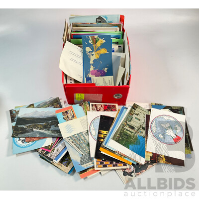 Collection of Vintage International Post Cards Including Australia, USA, Fiji, Norway, United Kingdom and More