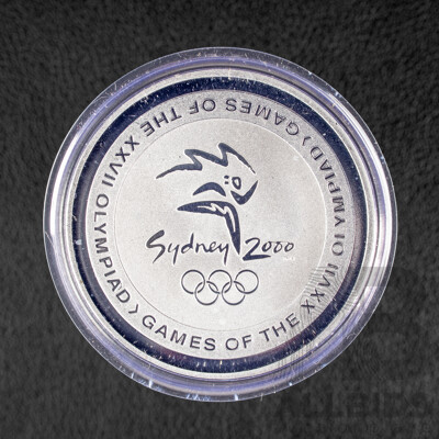 Australian Perth Mint/RAM 2000 Silver Sydney Olympics Medallion - Appreciation of Rail Staff, State Rail, City Rail, Country Link .999