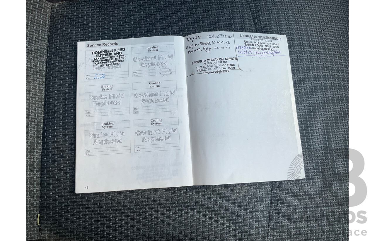 2/2009 Ford Mondeo Zetec MA 4d Sedan Black 2.3L