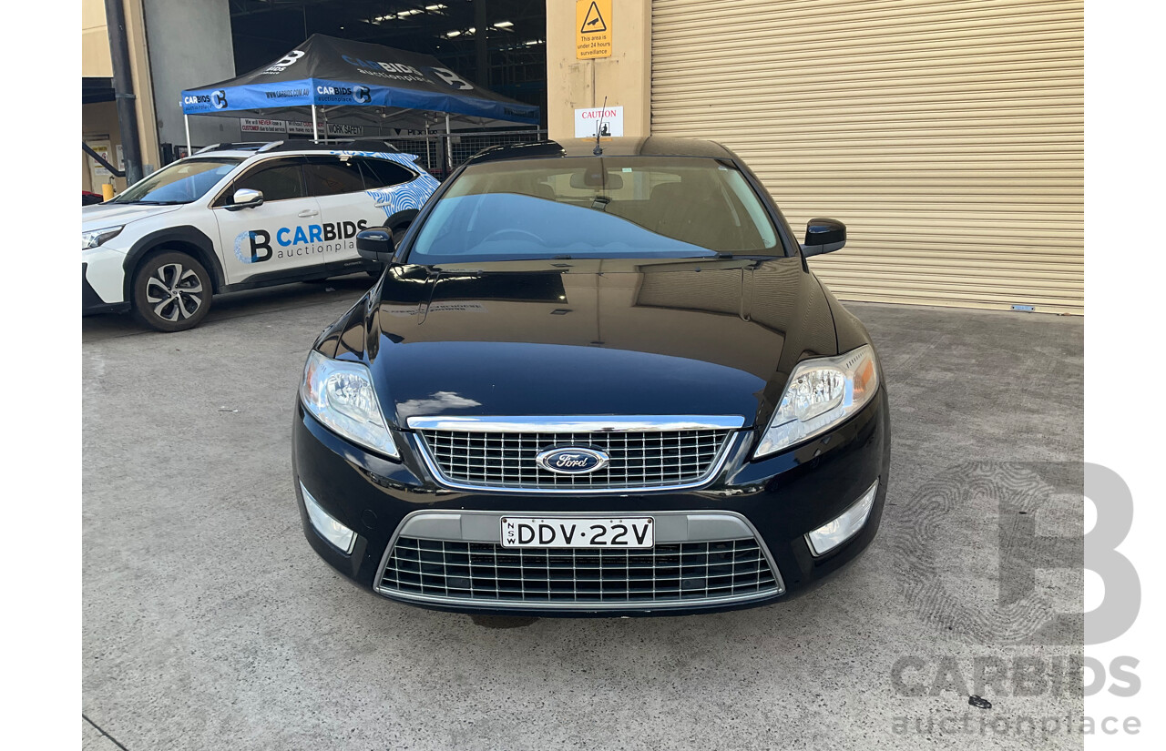 2/2009 Ford Mondeo Zetec MA 4d Sedan Black 2.3L