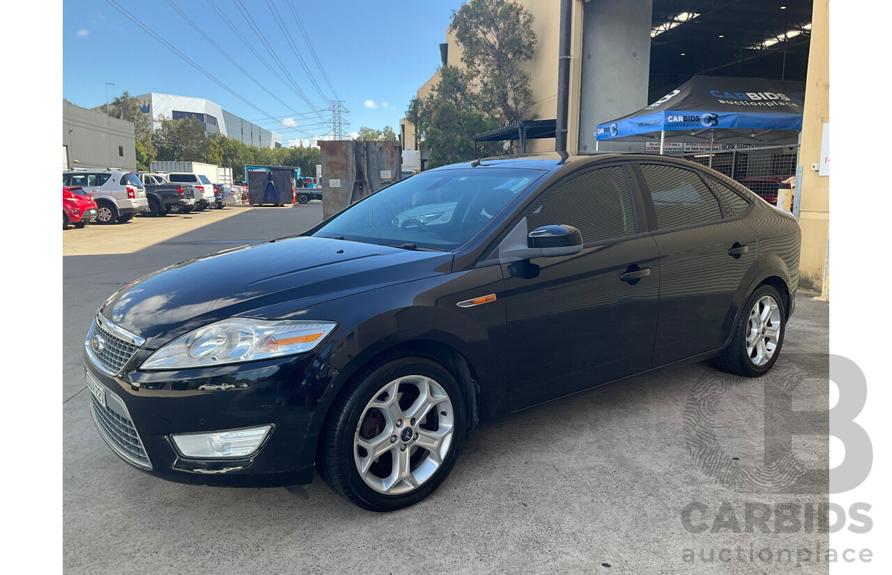 2/2009 Ford Mondeo Zetec MA 4d Sedan Black 2.3L
