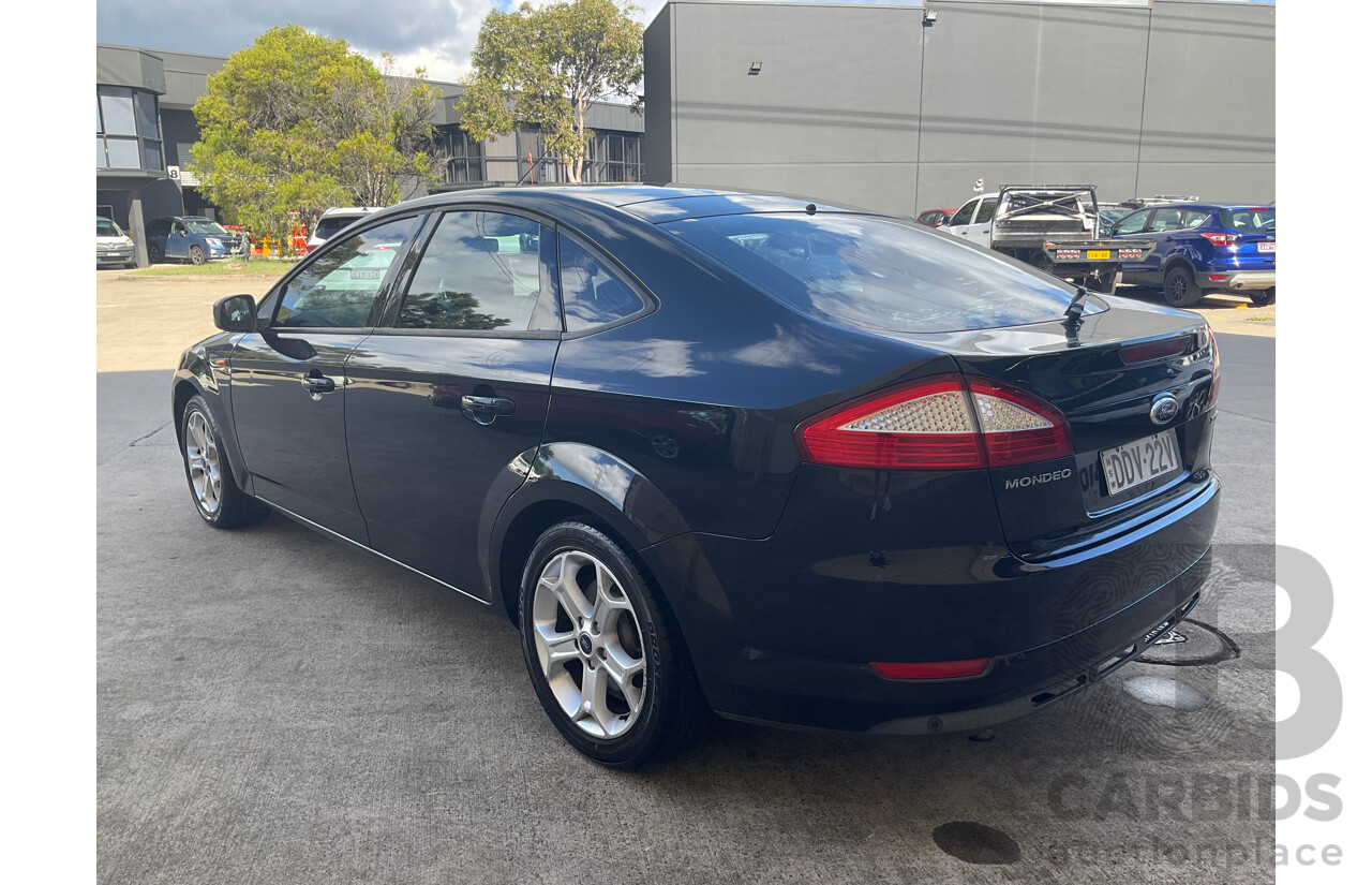 2/2009 Ford Mondeo Zetec MA 4d Sedan Black 2.3L