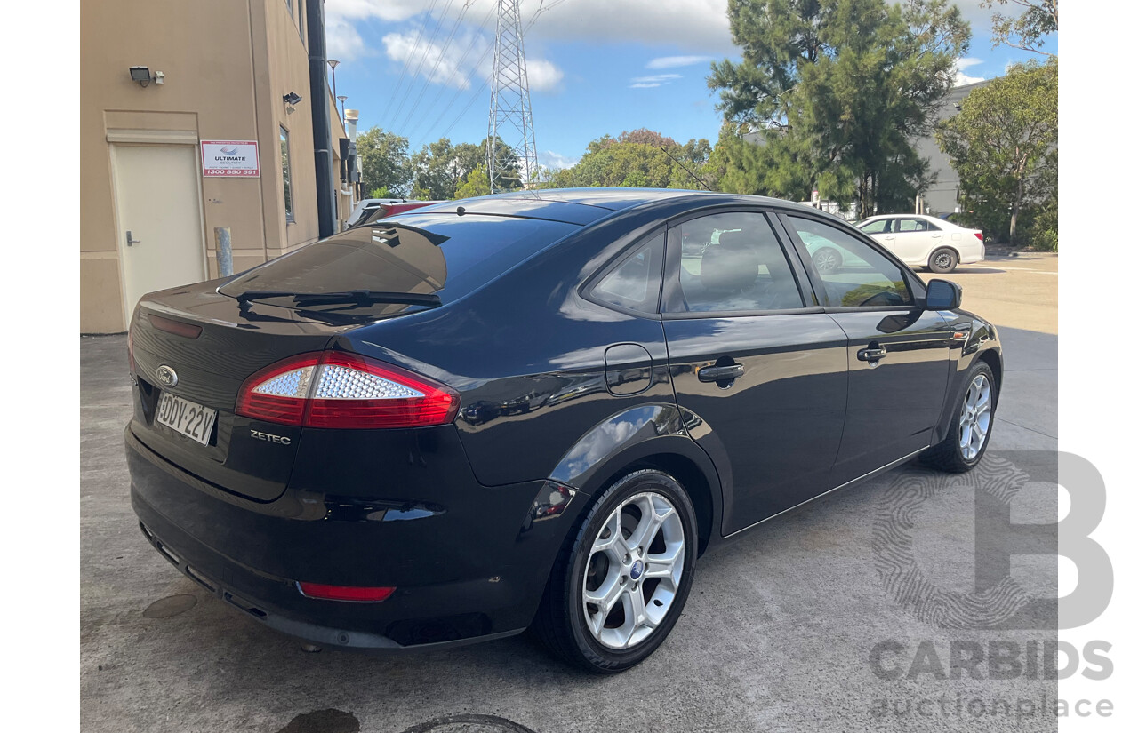 2/2009 Ford Mondeo Zetec MA 4d Sedan Black 2.3L