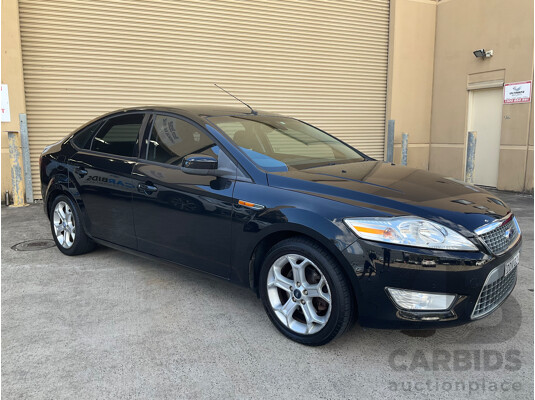 2/2009 Ford Mondeo Zetec MA 4d Sedan Black 2.3L