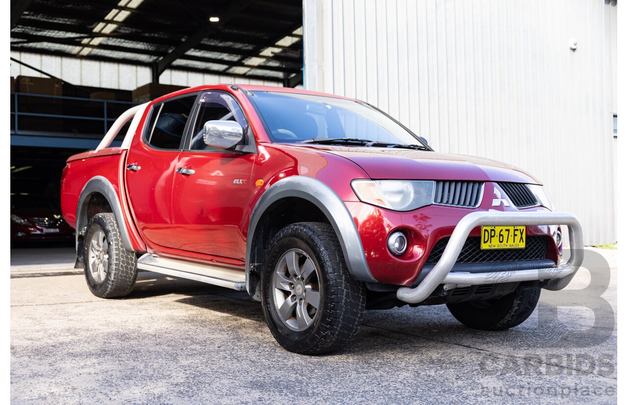 9/2008 Mitsubishi Triton GLX ML MY08 C/Chas Red 3.5L