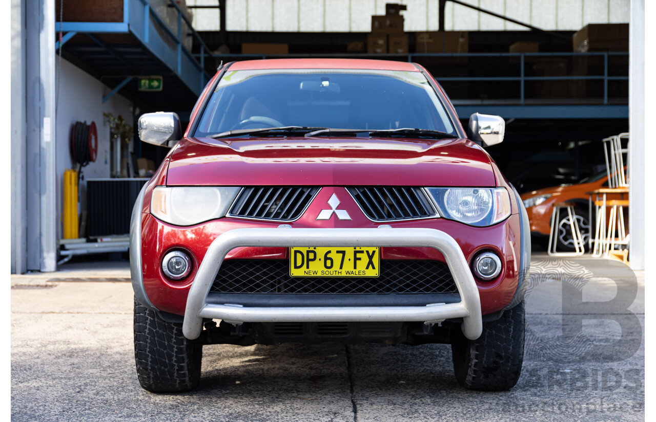9/2008 Mitsubishi Triton GLX ML MY08 C/Chas Red 3.5L