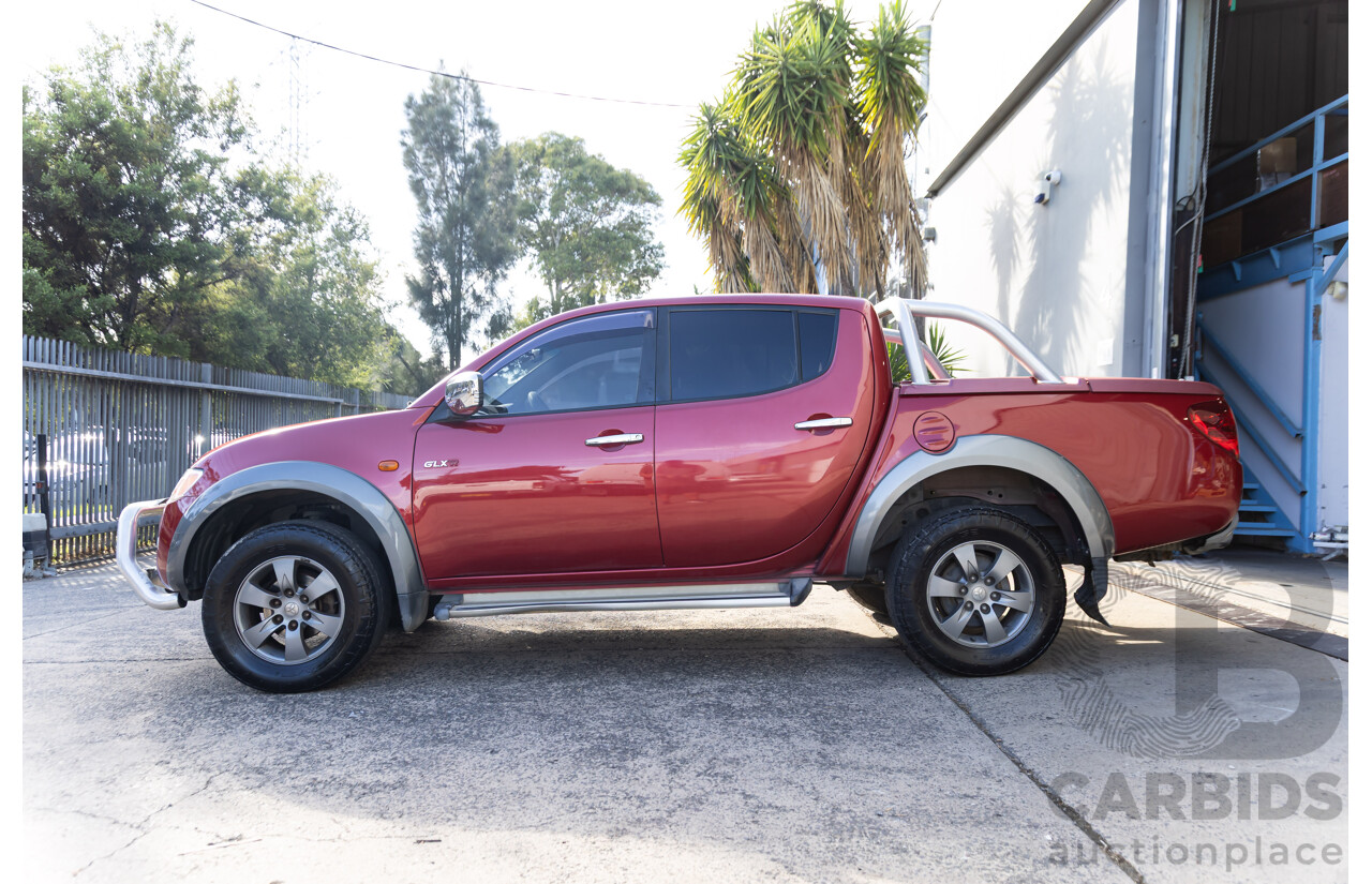 9/2008 Mitsubishi Triton GLX ML MY08 C/Chas Red 3.5L