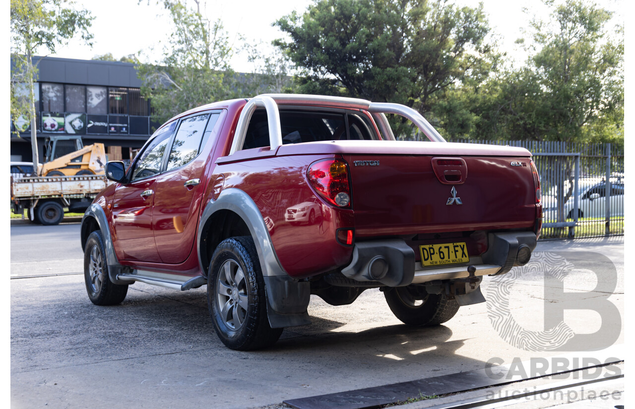 9/2008 Mitsubishi Triton GLX ML MY08 C/Chas Red 3.5L