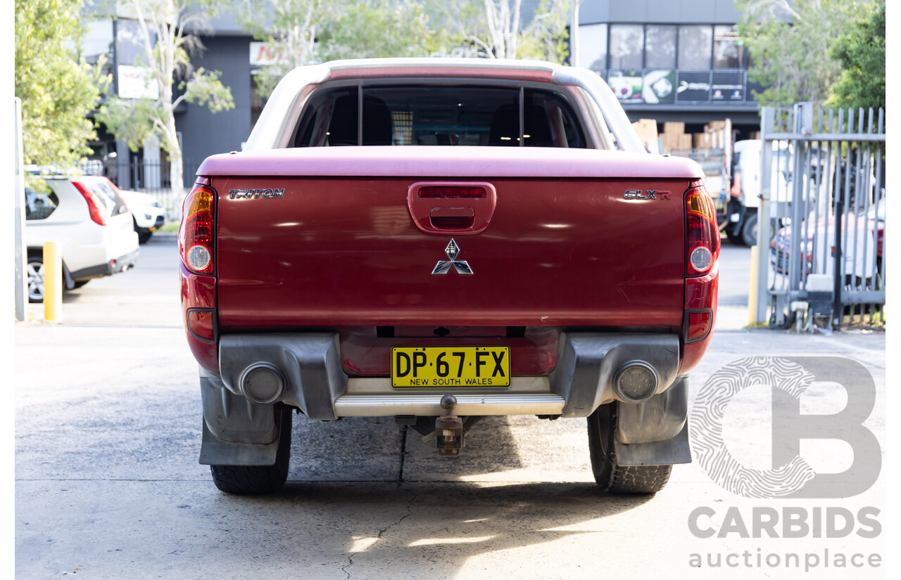 9/2008 Mitsubishi Triton GLX ML MY08 C/Chas Red 3.5L
