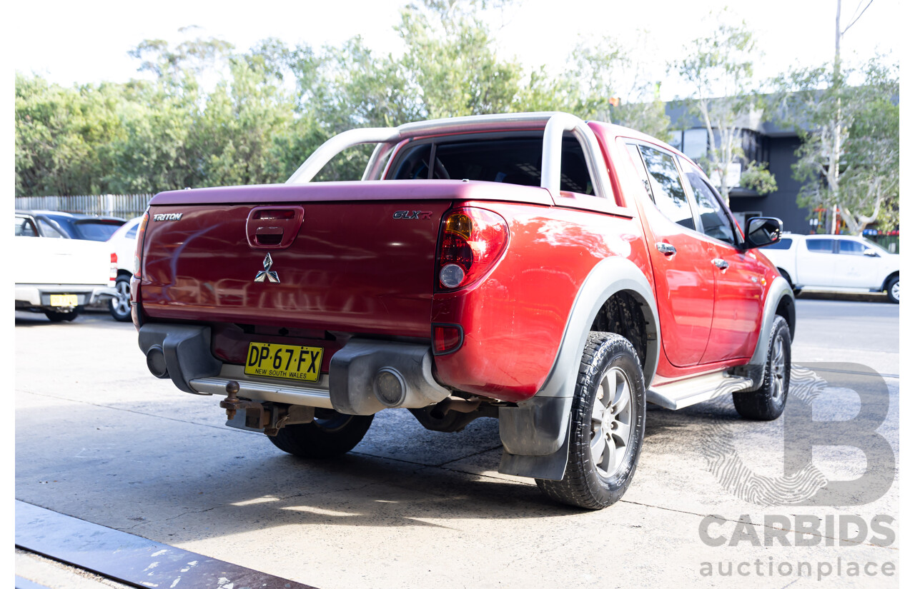 9/2008 Mitsubishi Triton GLX ML MY08 C/Chas Red 3.5L