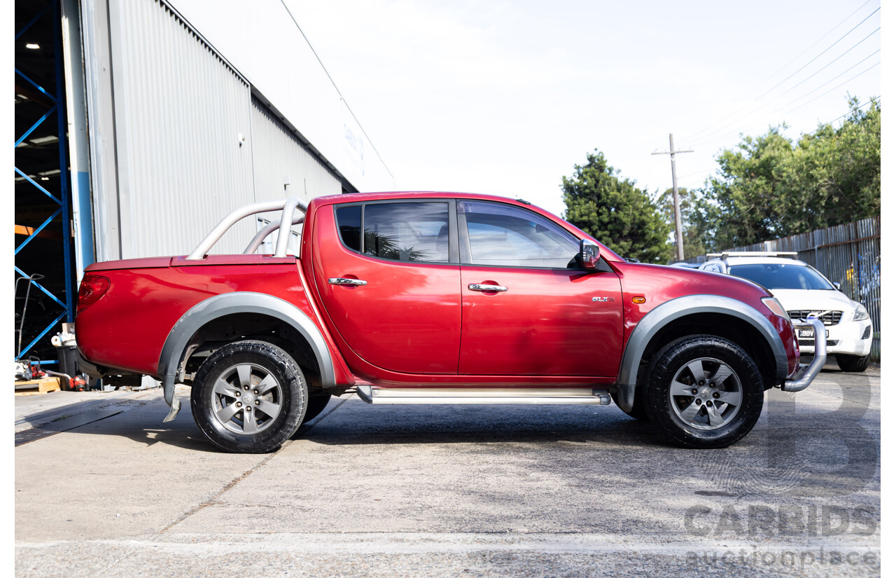 9/2008 Mitsubishi Triton GLX ML MY08 C/Chas Red 3.5L