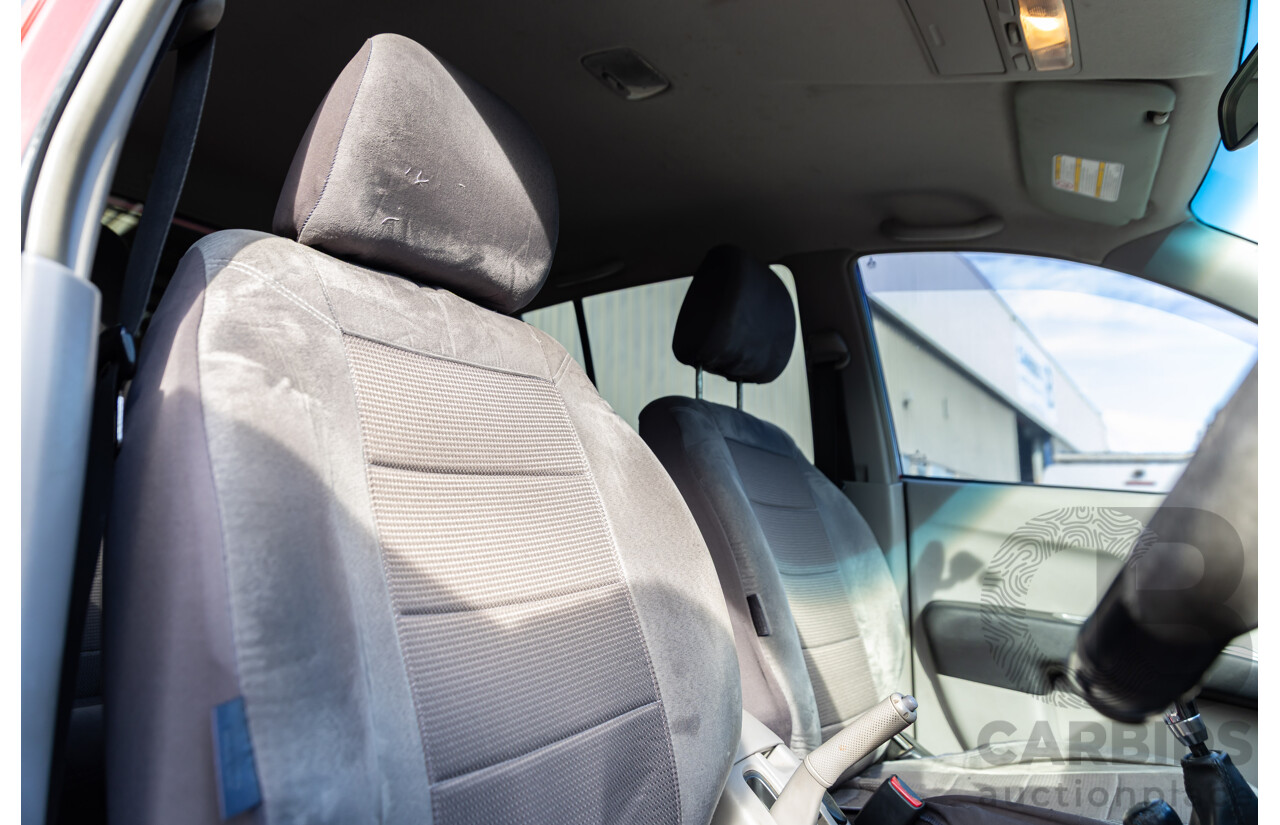 9/2008 Mitsubishi Triton GLX ML MY08 C/Chas Red 3.5L