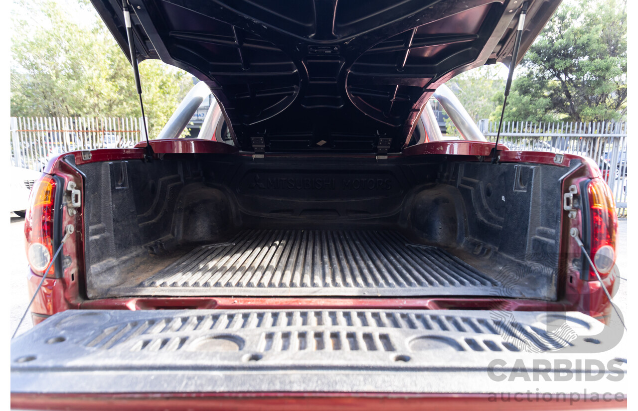 9/2008 Mitsubishi Triton GLX ML MY08 C/Chas Red 3.5L