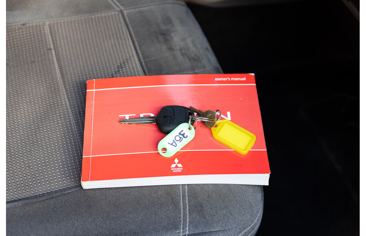 9/2008 Mitsubishi Triton GLX ML MY08 C/Chas Red 3.5L