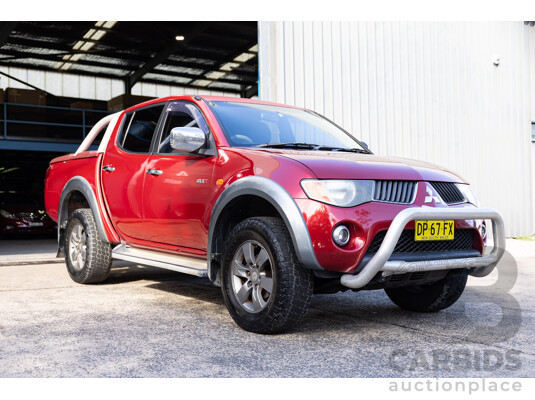 9/2008 Mitsubishi Triton GLX ML MY08 C/Chas Red 3.5L