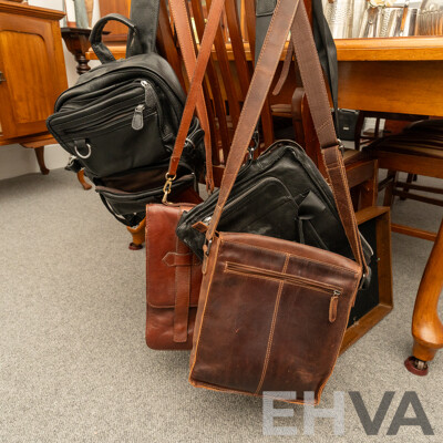 Collection of Leather Hand Bags and Satchels