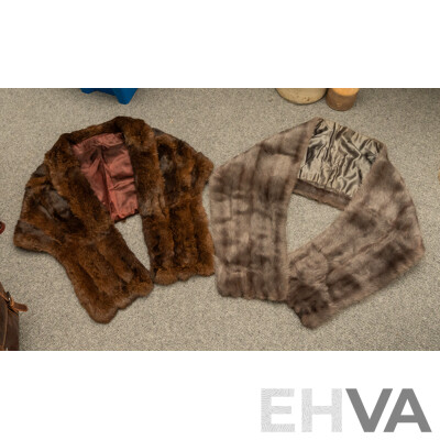 Pair of Vintage Fur Stoles