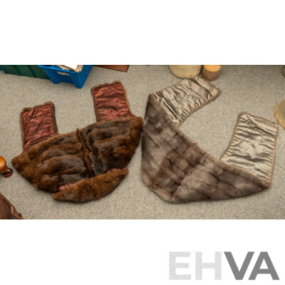 Pair of Vintage Fur Stoles