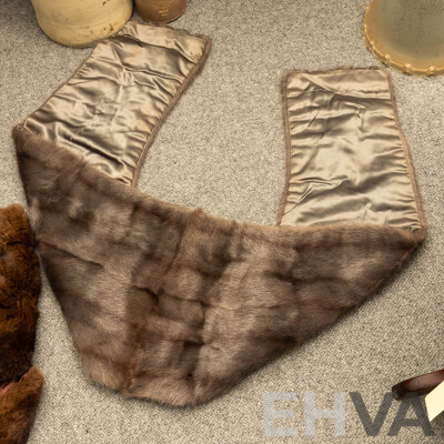 Pair of Vintage Fur Stoles