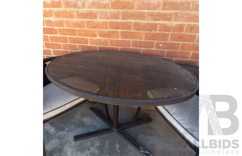 Modern Polyweave Three Piece Patio Suite