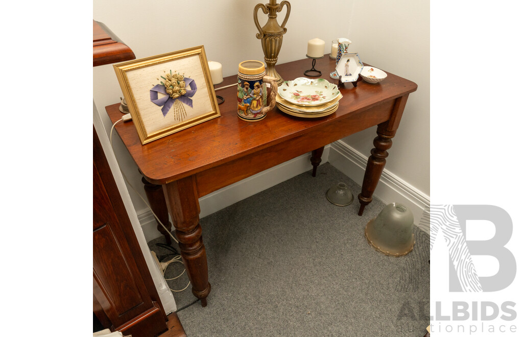 Victorian Cedar Hall Table