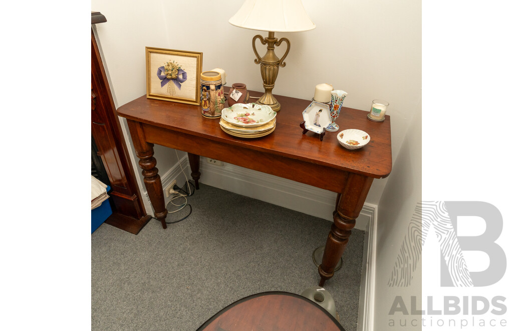 Victorian Cedar Hall Table