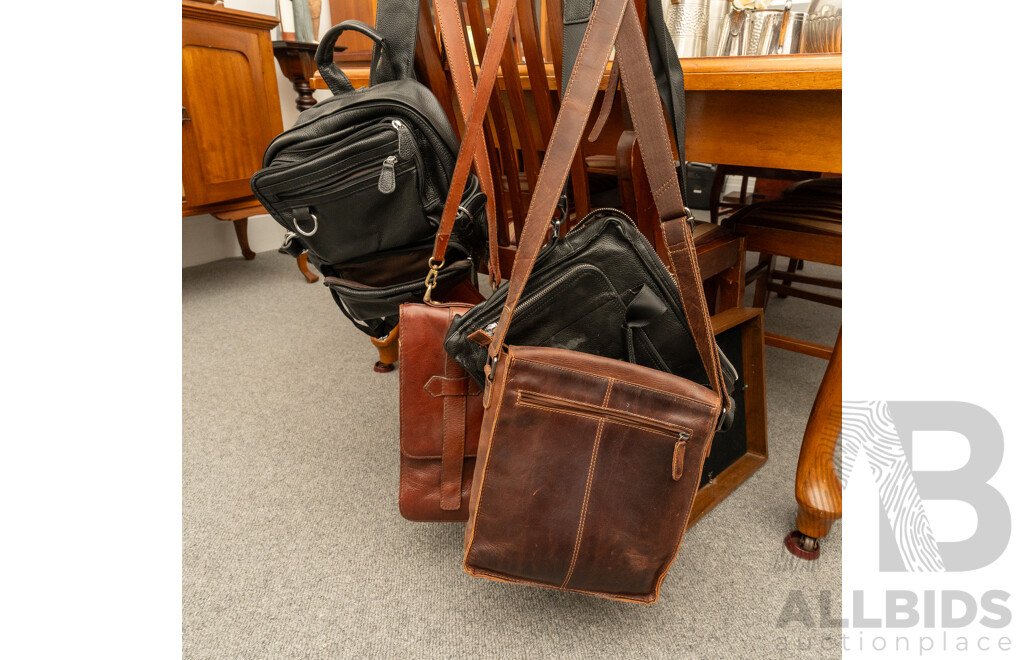 Collection of Leather Hand Bags and Satchels