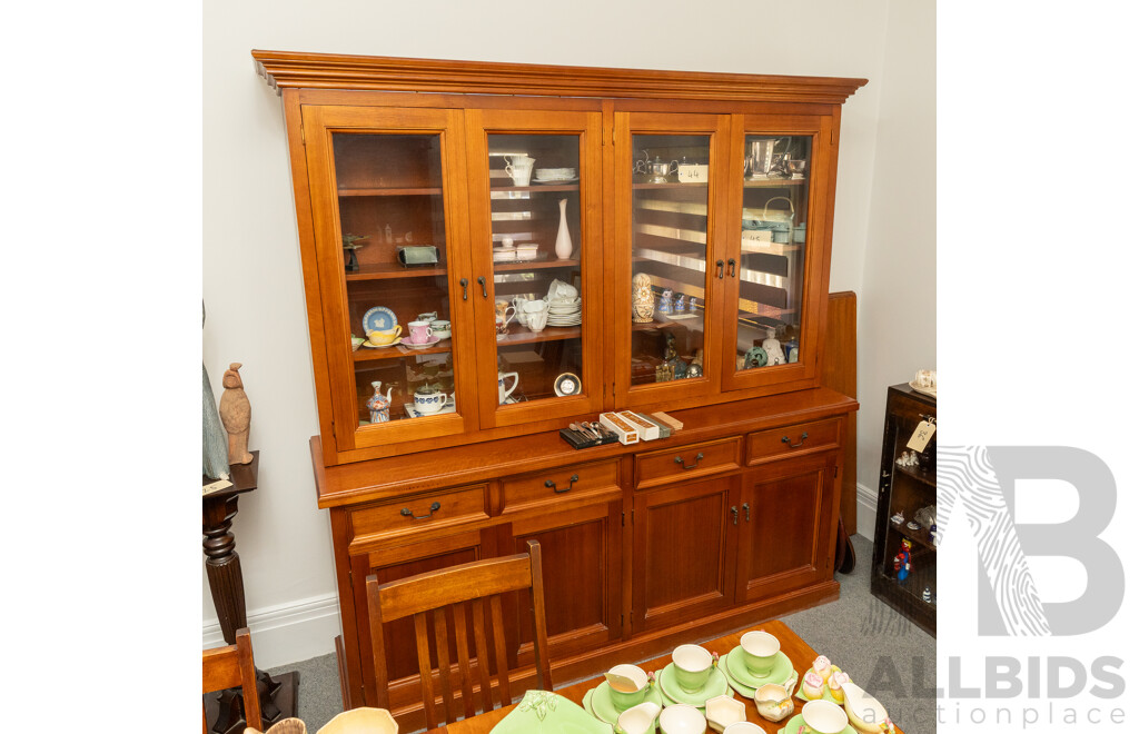 Large Timber Buffet Bookcase