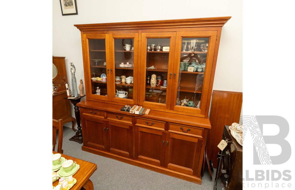 Large Timber Buffet Bookcase