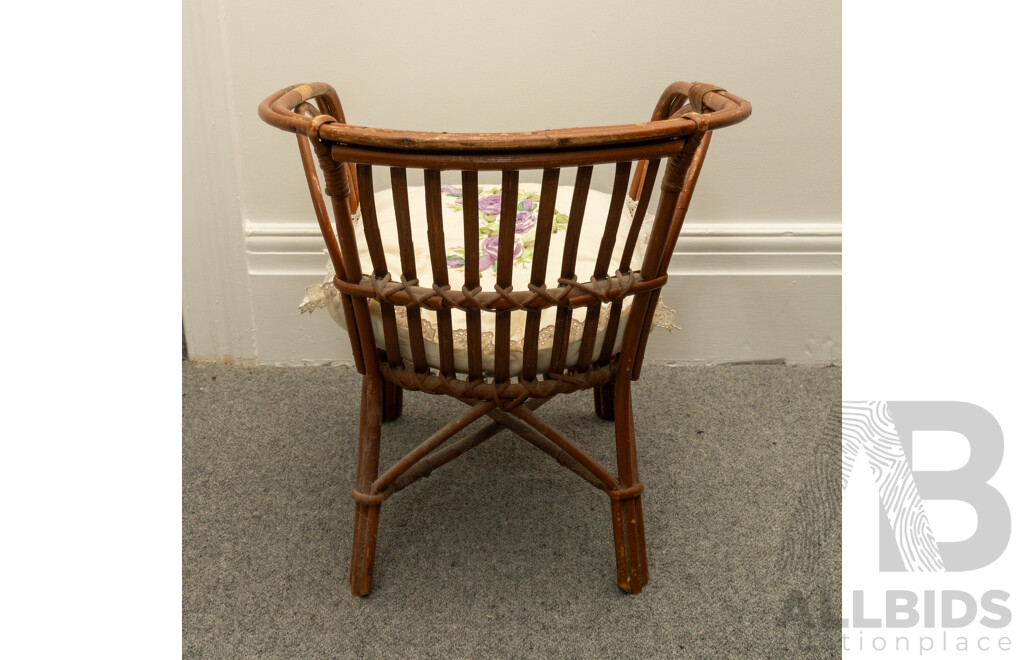 Vintage Cane Child's Carver Chair