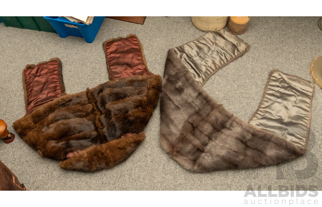 Pair of Vintage Fur Stoles