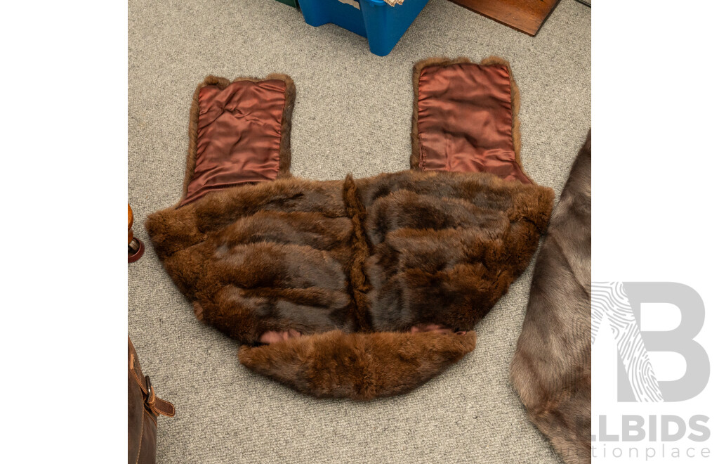 Pair of Vintage Fur Stoles